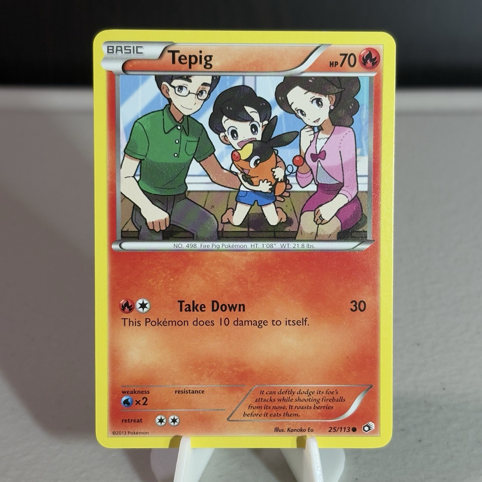 Tepig 25/113 - Legendary Treasures Pokemon Card