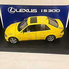 AUTOart Performance 1:18 Lexus IS300 Diecast Model Car Yellow Unopened Box