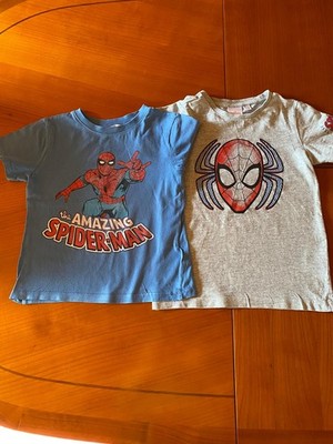 2 Jungen-T-Shirt's Gr. 116 Spiderman/ Marvel