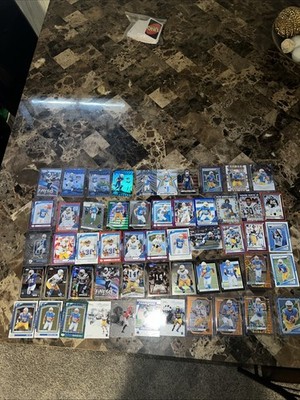 2024/25 Los Angeles Chargers 54 Card Lot No Dupes Or Vet Base Optic Prizm Mosaic