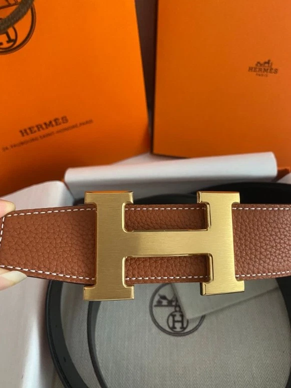 HERMÈS Leather Brown Belts for Men for sale | eBay
