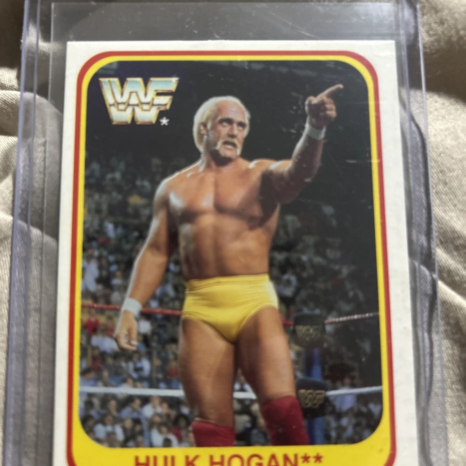 Hulk Hogan 1991 Merlin WWF Trading Italian Card 24 - Image 2 of 4