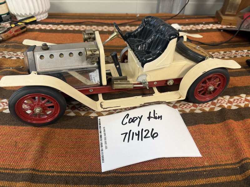 Vintage 1970's Mamod Steam Roadster SA1 Live Steam Model Car Vintage Toys Wow