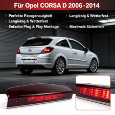 Rückleuchte Dritte Bremsleuchte 13188045 LED Rot Für Opel  CORSA D 06-14