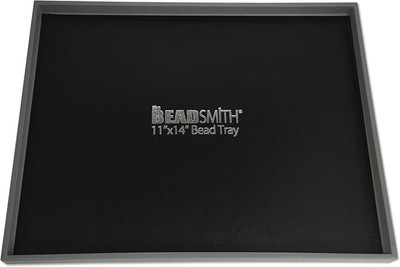 The Beadsmith Bead Mat Tray   Lightweight Tray for Holding Bead Mats, 11.5  X 14