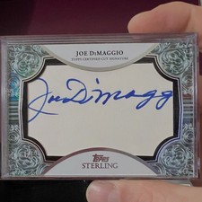 2023 Topps Sterling - Joe DiMaggio, Yankees - Cut Auto 1/1 RARE HOF Legend