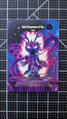 Neopets Battledome TCG The Void Within - Void Empowered Nyx Void Rare
