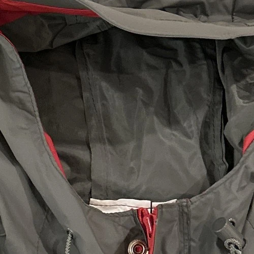Stearns Rain Jacket/Pants Mens Large Gray Hooded Dry Wear Waterproof PVC Nylon image 3