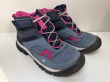 QUECHUA Crossrock Girl’s Waterproof Walking Hiking Trekking Boots - UK Size 2