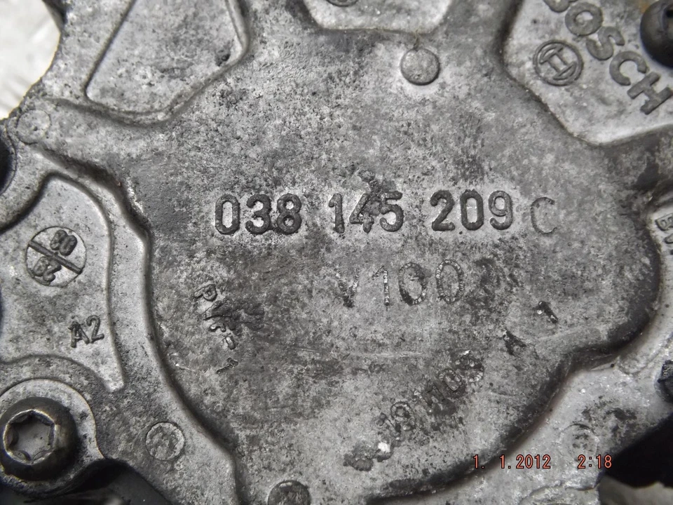 Audi A4 Vacuum Pump & Ac Engine Code Avf 038145209c B6 1.9 Diesel 2000-2006N - Image 3 of 4