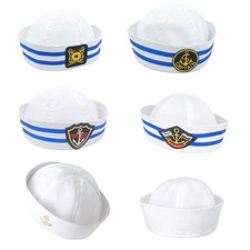 Unisex Adult Yacht Sailor Captain Hat Costume Hat Cap Navy Captain s Cap