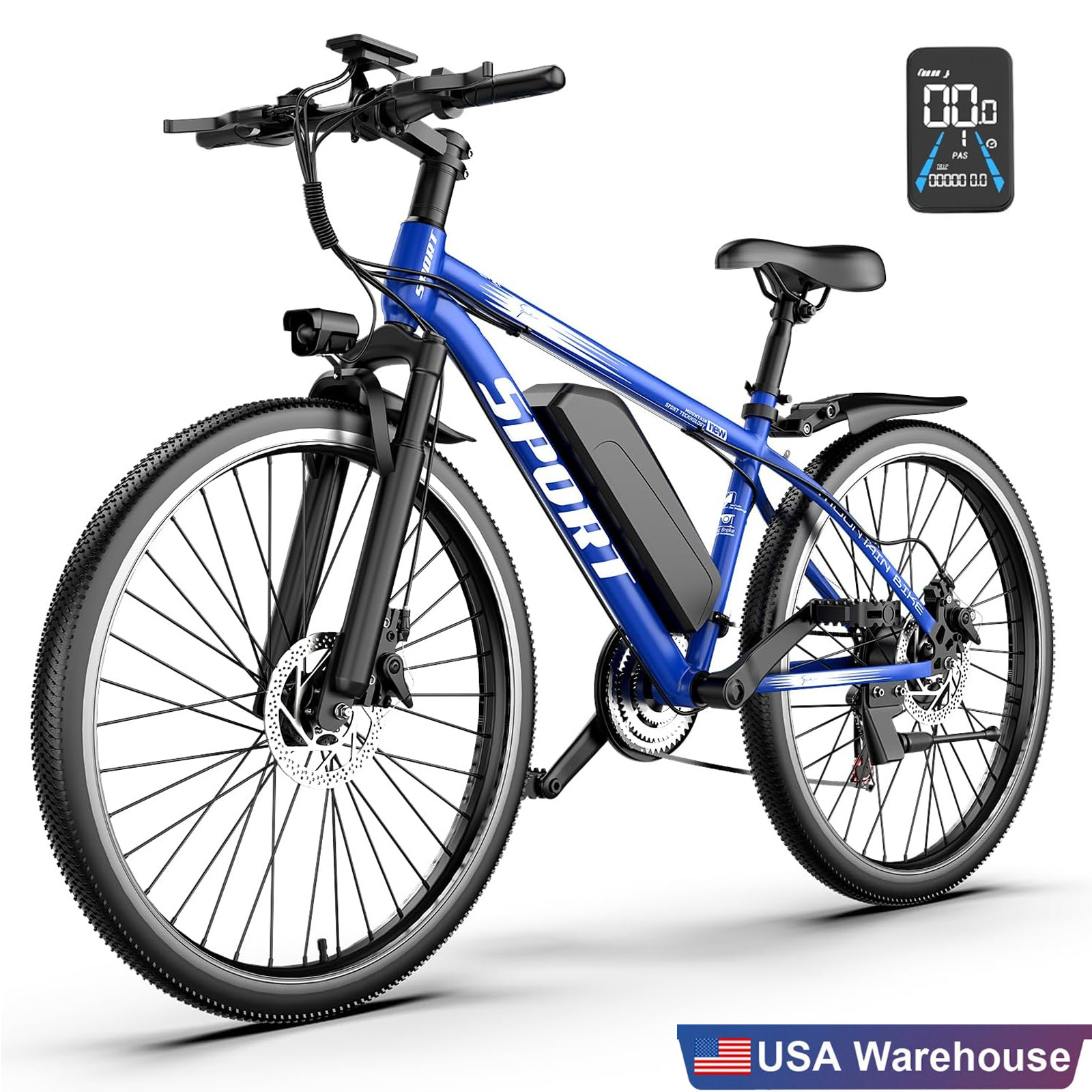 Electric Bike for Adults, 1500W 26 inch e bike, 25 MPH & 65 
