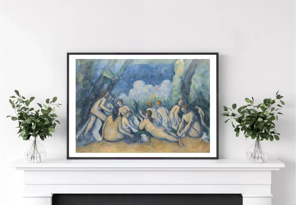 Art print Cezanne Grand Bathers giclee poster gallery wall art painting - Image 2 of 4