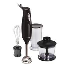 Hamilton Beach 3-in-1 Hand Blender with Wisk 59768: Immersion Handheld Mixer, 