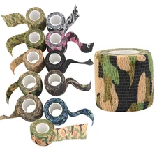 3Roll Bandage Tape Self-sticking Stretch Outdoor Shoot Game Archery Hunting Gear