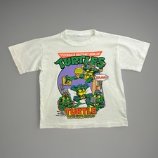 VTG 1988 RARE Mirage Studios TMNT Turtle Weekend Kids Tshirt Size 4T