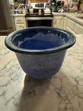 McCarty Cobalt Popcorn Bowl with Lip And Edge