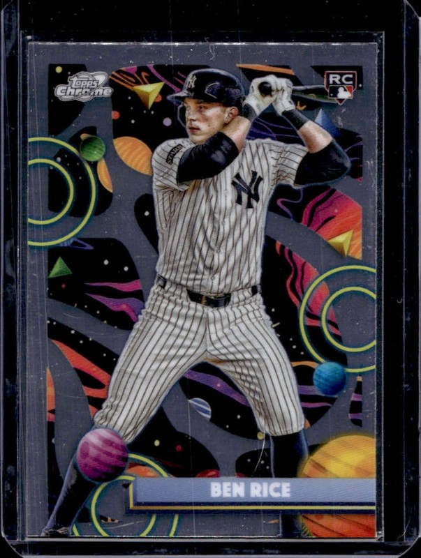 2025 Topps Cosmic Chrome Ben Rice RC Rookie #174 New York Yankees