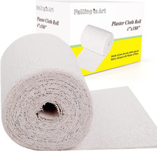 4'' X 180'' Plaster Cloth Gauze Bandages Rolls, 500Gsm Plaster Strip