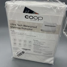 COOP Sleep Goods Ultra Tech Waterproof Mattress Protector Full 54in x 75in