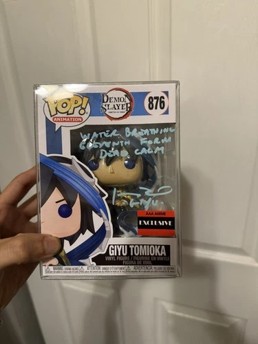 Funko Pop Demon Slayer signed Giyu Tomioka Vinyl Figure - 51721