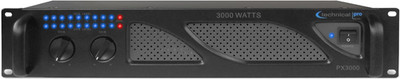 Professional 3000 Watts 2U 2-Channel DJ Power Amplifier with Dual Cooling Speed 