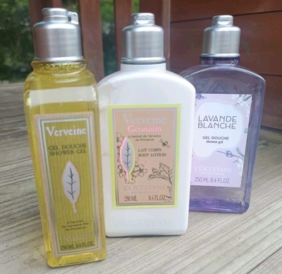 L'OCCITANE EN PROVENCE Set 2 Duschgels 250ml + 1 Körpermilch 250ml NEU  