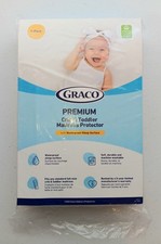 1 Graco Premium Waterproof Crib Or Toddler Mattress Protector Fits Any Full Size