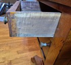 1800’s Curly, Tiger & Birdseye Maple, Two Drawer, Antique Queen Anne Stand — photo 5