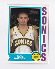 2001-02 Topps Heritage #107 Earl Watson RC Seattle SuperSonics UCLA Bruins