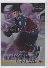 1998-99 O-Pee-Chee Chrome Board Members Sandis Ozolinsh #B10 0i6