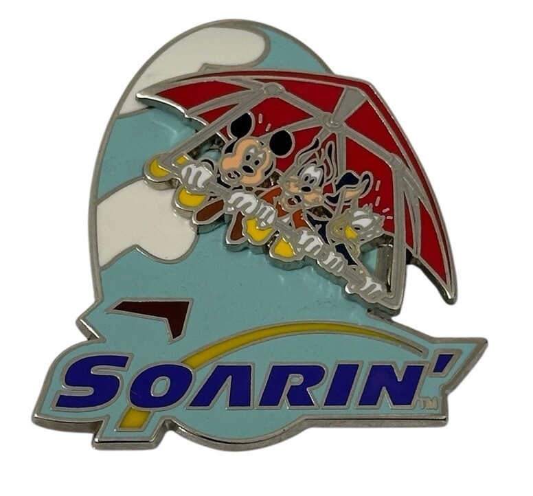 Disney Pin WDW - Soarin' - Mickey, Goofy & Donald, Slider Version