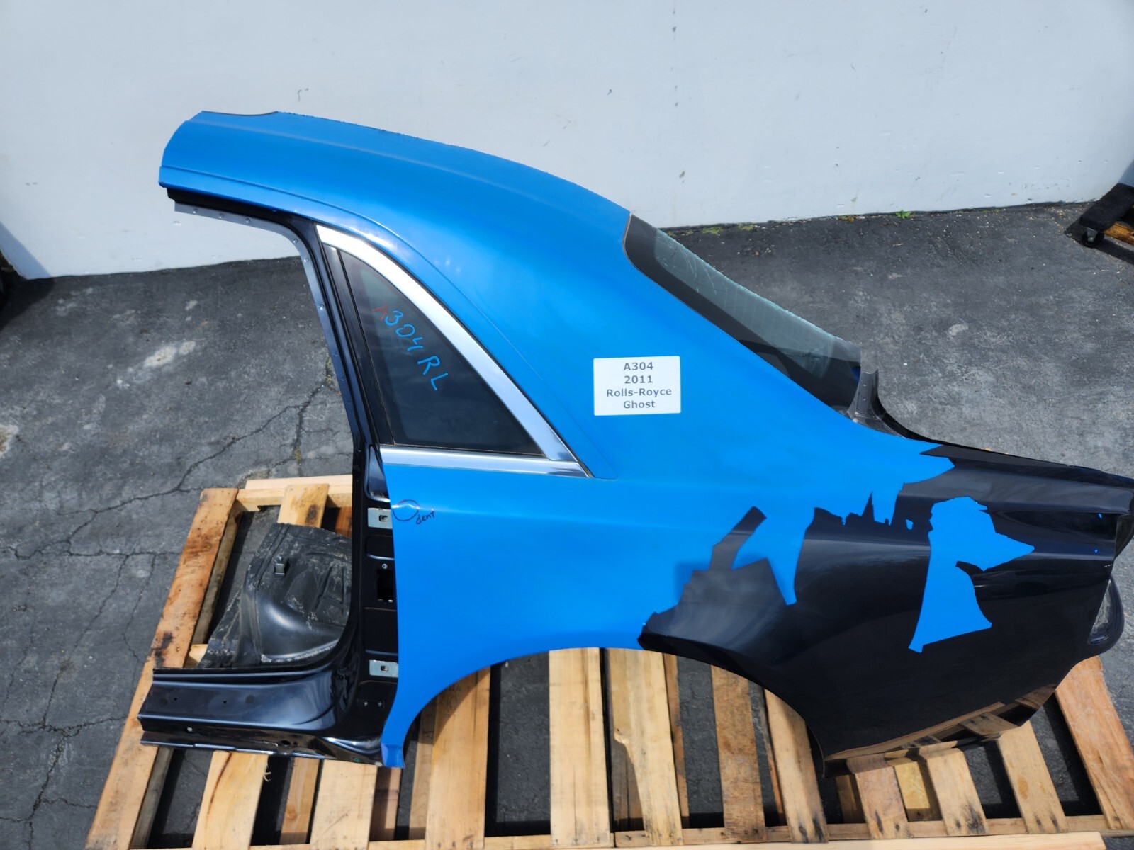 ✅ 10-14 OEM Rolls Royce Ghost RR4 Rear Left Wheelhouse Quarter Outer Panel NOTE*