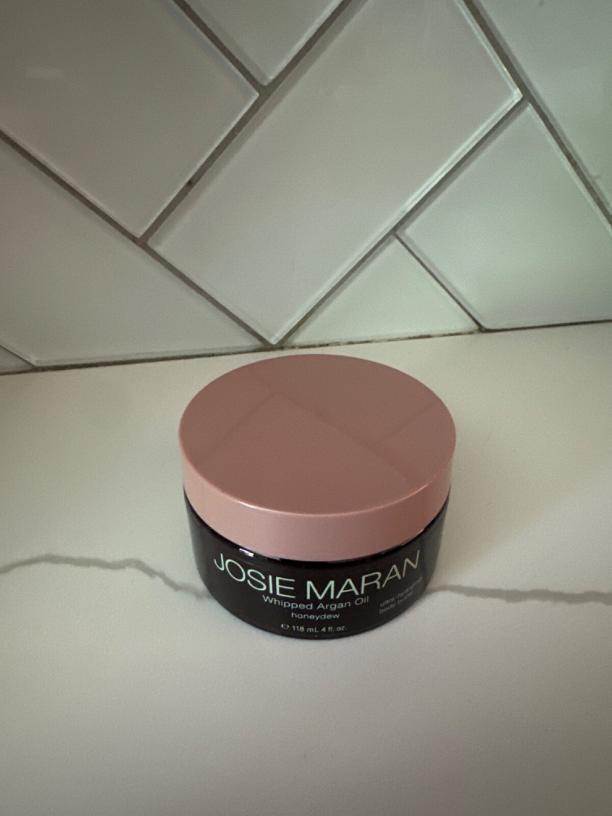 Josie Maran honeydew Whipped Argan Oil Body Butter 4oz NEW Sealed