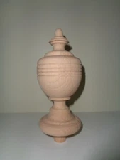 WOOD FINIAL UNFINISHED FOR NEWEL POST FINIAL OR CAP  Finial #39