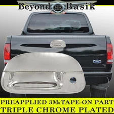 1997-2003 FORD F150 F-150 Chrome Tailgate Handle COVER Overlay Trim w/Keyhole