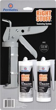 Permatex 99070 The Right Stuff Gasket Maker 5 Oz. - 2 Pack With Caulking Gun
