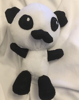 Handgefertigtes großes Anthro sitzendes Chibi Panda Bär Plüschtier
