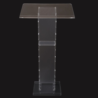 Schule Event Konferenz Kirche Clear Lectern Kirche Schreibtisch Acrylpodium  