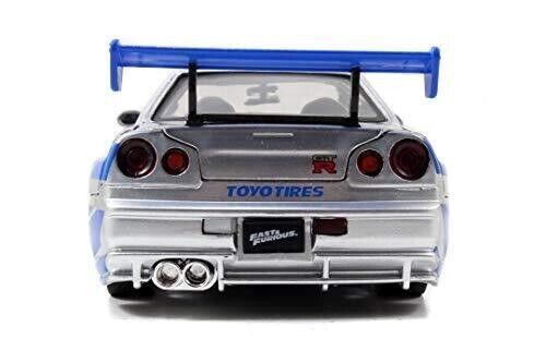 Fast & Furious 2 - Réplique métal 1/18 Brians Nissan Skyline GT-R34 1999 -  Figurine-Discount