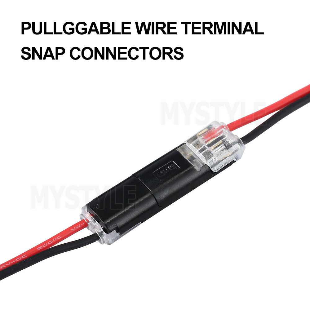 1050X 12V Wire Cable Snap Plug in Connector Terminal Connections