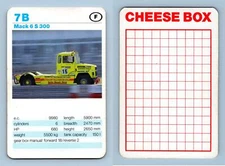 Mack 6 S 300 - Race Trucks 1991 Waddingtons Super Top Trumps Card