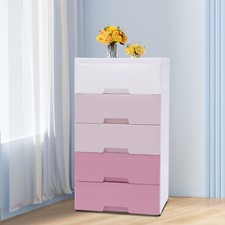 Freestanding 5 layer Storage Organizer Cabinet With 5 Drawers For Storing Towels