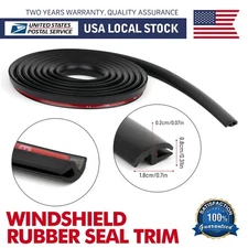 For Honda Models Car Windshield Weather Seal Rubber Trim Molding Cover 10 Feet
