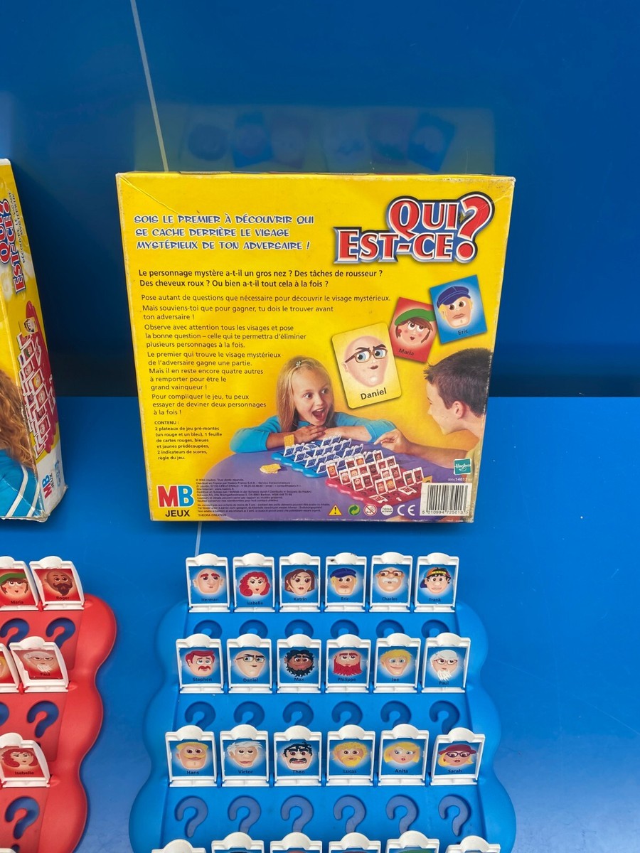 Jeu De Société HASBRO 'Qui Est-ce ?' - Version Occasion Complète - Pour 2 Joueurs Dès 8 Ans