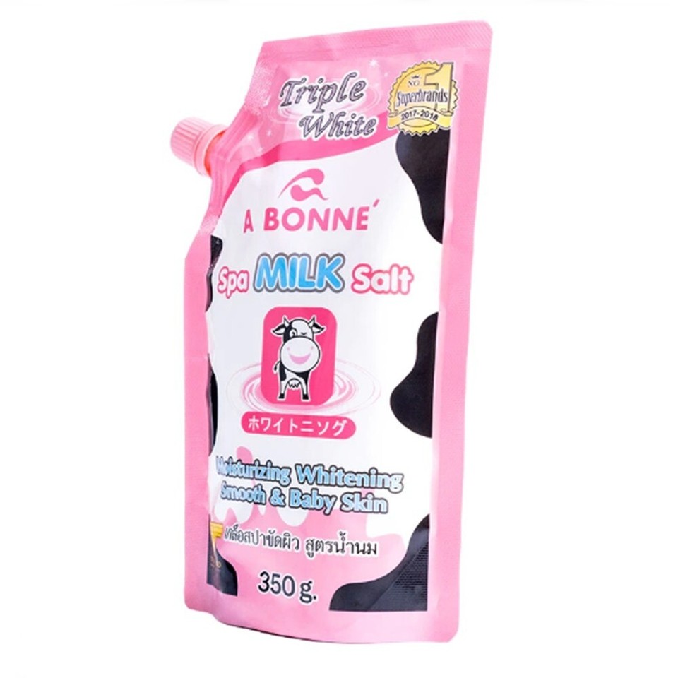 350g A BONNE' Spa Yogurt Salt whitening smooth baby skin bath salt natural sweet