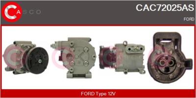 CAC72025AS CASCO Kompressor, Klimaanlage für FORD