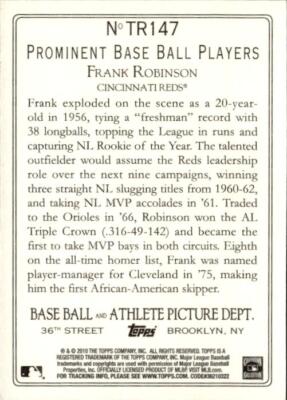 Frank Robinson #TR147 Baseball Topps Turkey Red Cincinnati Reds | eBay