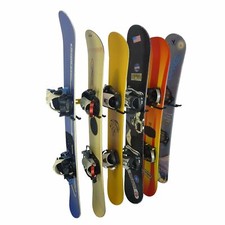 Snowboard Wandregal und Skiraumst&auml;nder f&uuml;r 6 Boards / 12 Paar Ski / beliebiger Mix