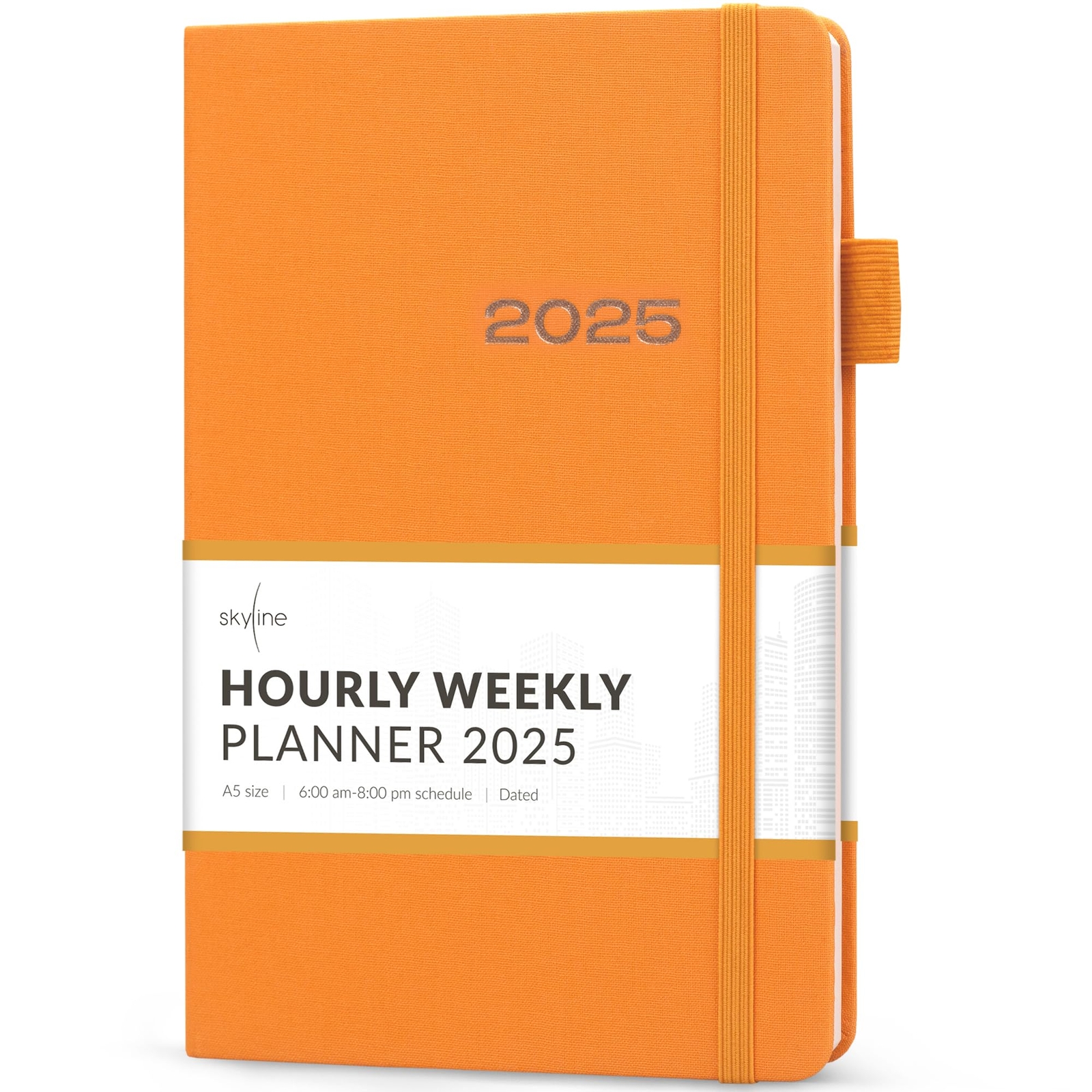 Skyline Dated Hourly Weekly Planner 2025 – Agenda & Daily Appointment Book – ...